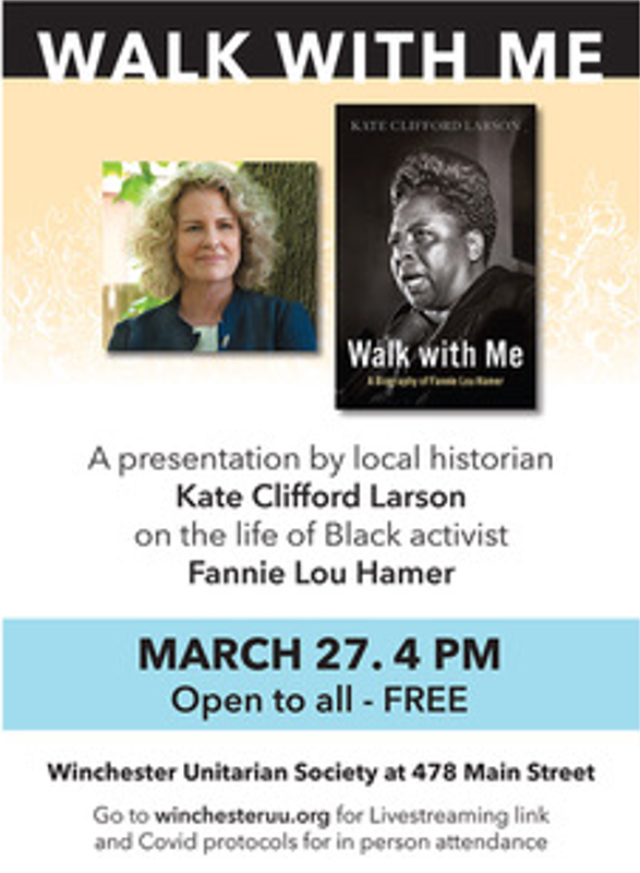 Author Talk: Walk With Me: A Biography of Fannie Lou Hamer